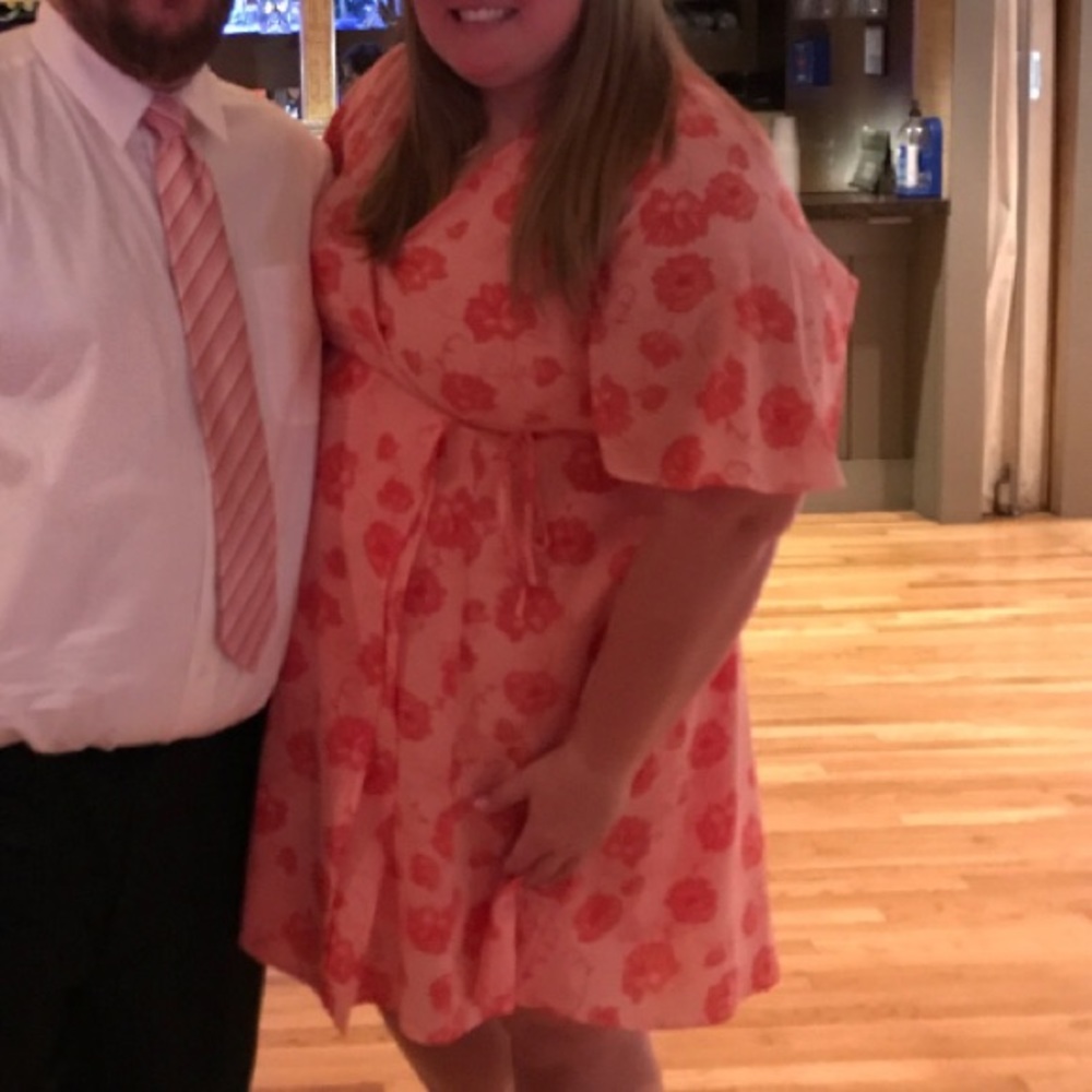 Torrid Pink floral dress